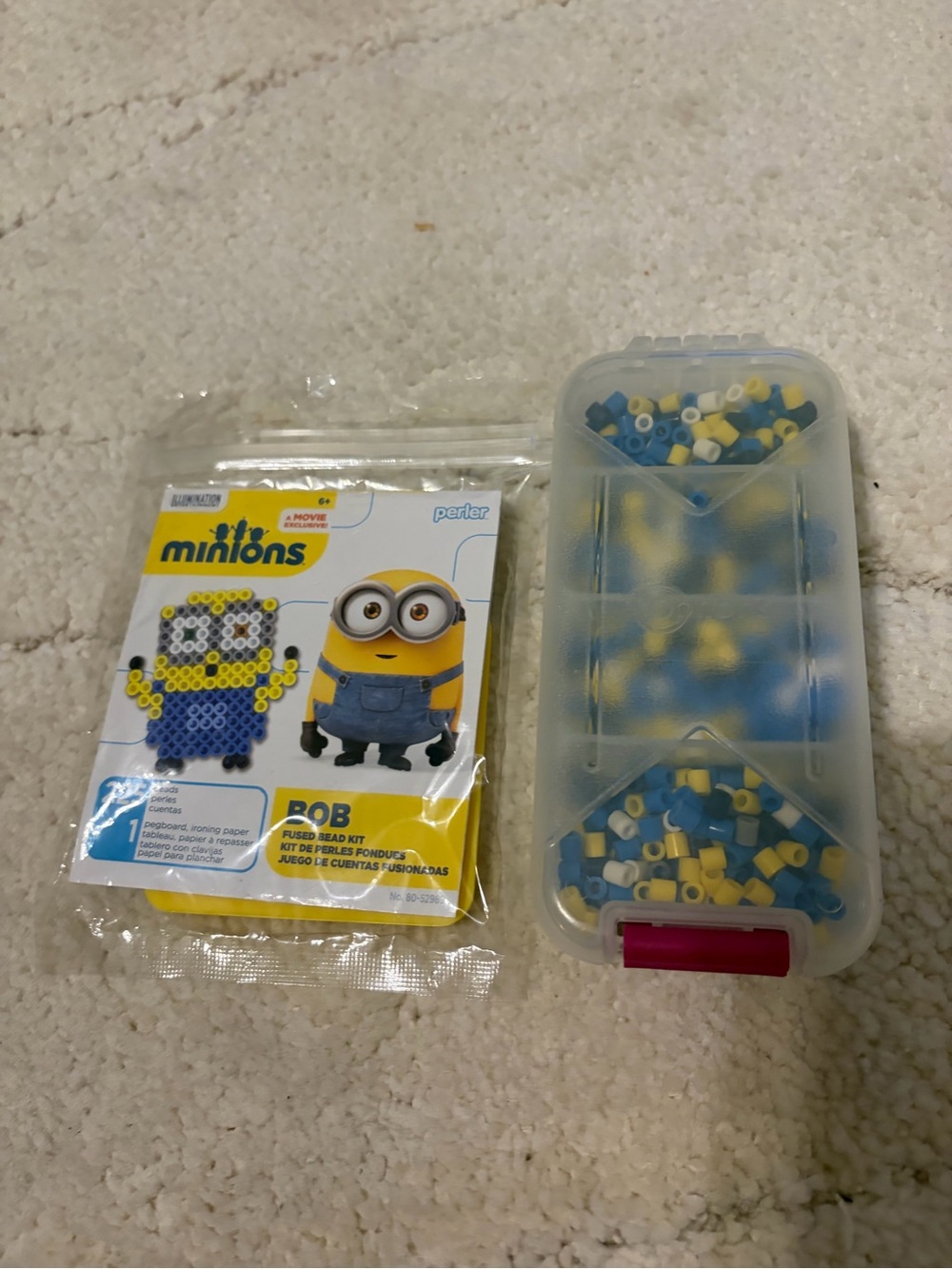 Minions Bob Bead Fuse Kit - Yellow and Blue